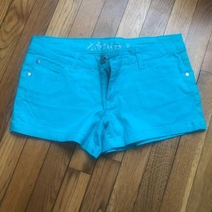 NWOT Celebrity Blues Teal Shorts